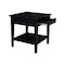 International Concepts Rectangle Spencer End Table, 24 W, 24 in L, 25 in H, Wood, Black OT46-8E - alternate 6